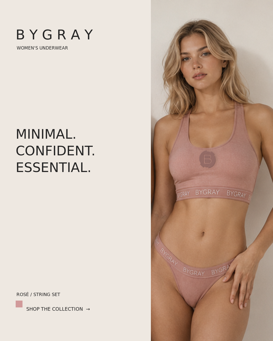 BYGRAY Bodywear Set – Women