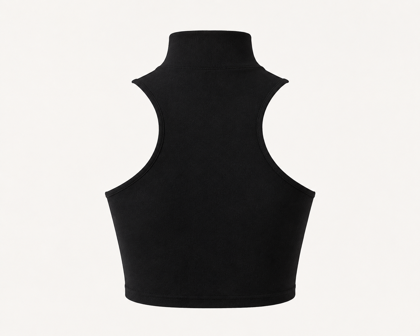 BYGRAY Black Relief Crop Top
